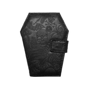 Kreepsville 666 Gothic Embossed Skull Coffin Wallet